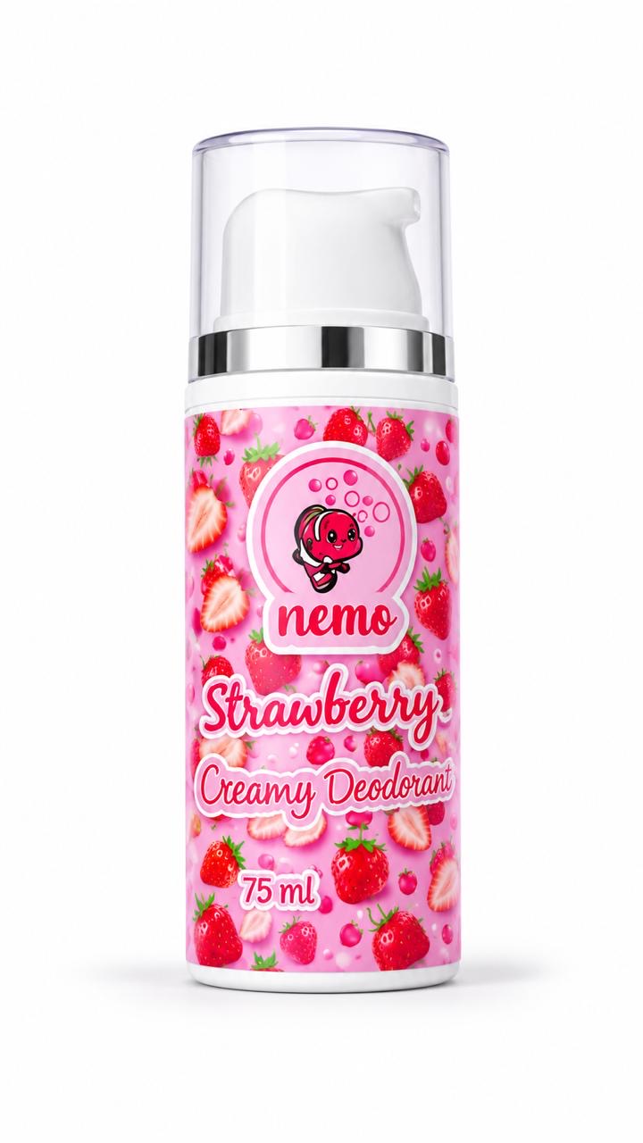 Strawberry Creamy Deodorant مزيل عرق كريمي من براند نيمو