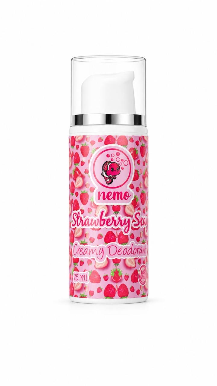 Strawberry Creamy Deodorant مزيل عرق كريمي من براند نيمو