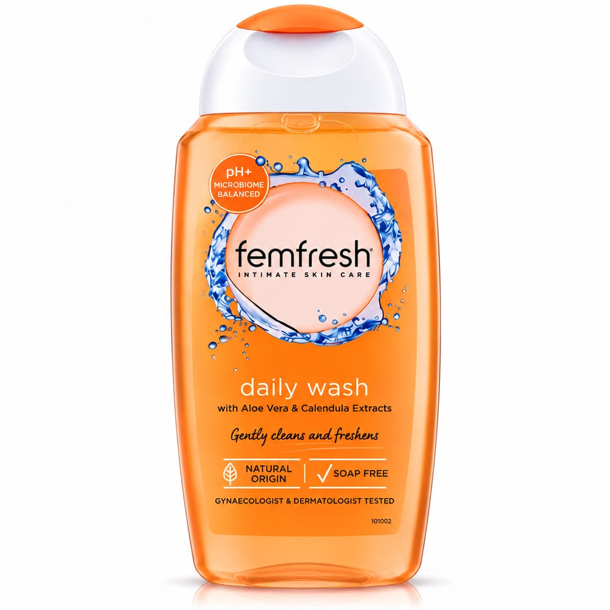 غسول يومي للمناطق الحساسة بخلاصة الألوفيرا والكاليندولا من فيم فريش (Femfresh Daily Intimate Wash)