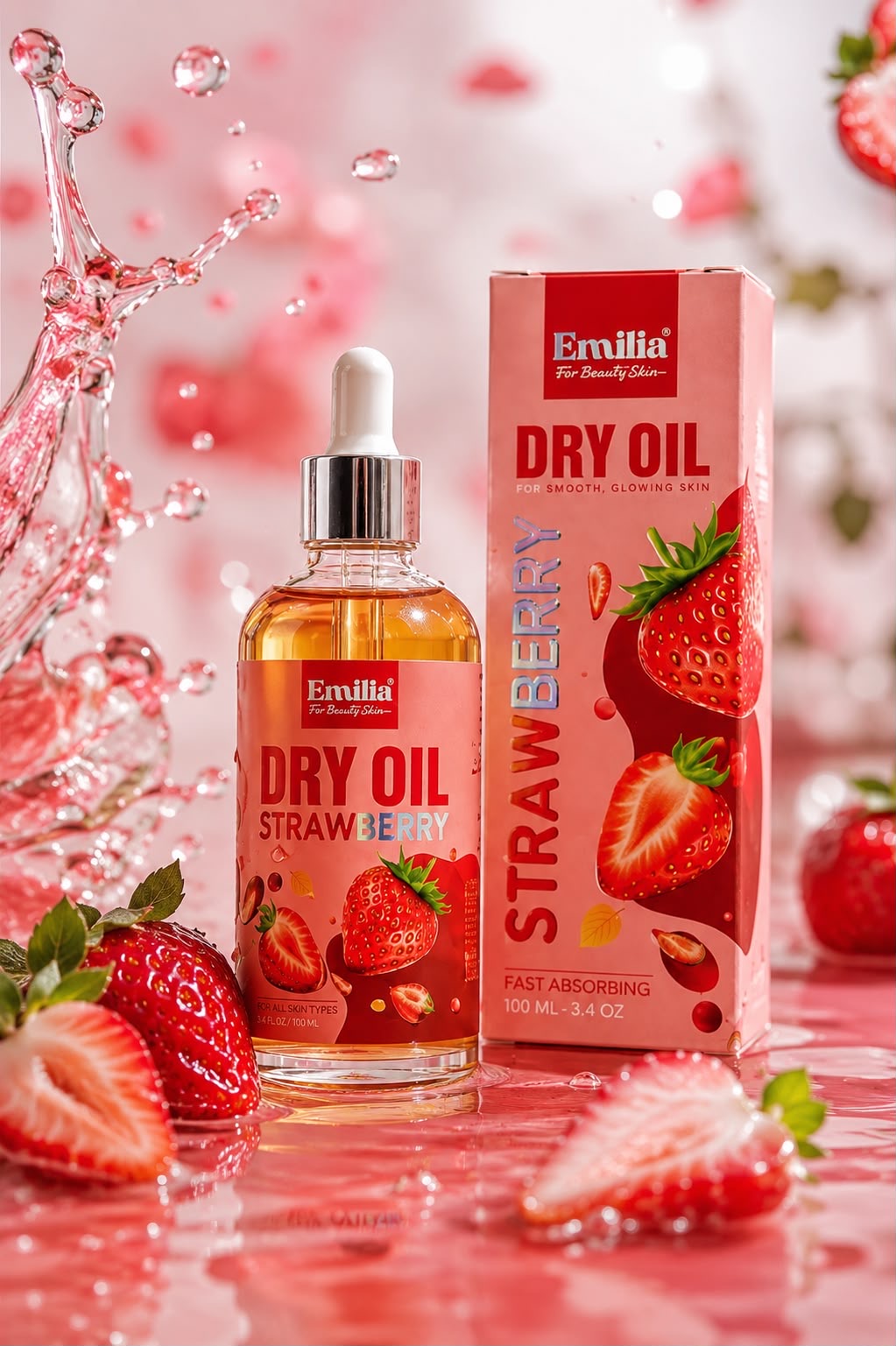 داري اويل إيميليا بخصائص التغذية والنعومة (Emilia Dry Oil - For Smooth, Glowing Skin)