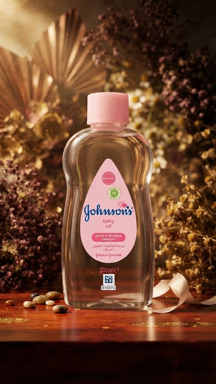 زيت جونسون الوردي (Johnson's Pink Oil)