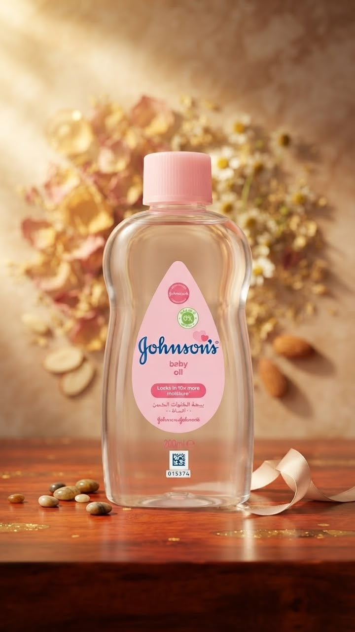 زيت جونسون الوردي (Johnson's Pink Oil)