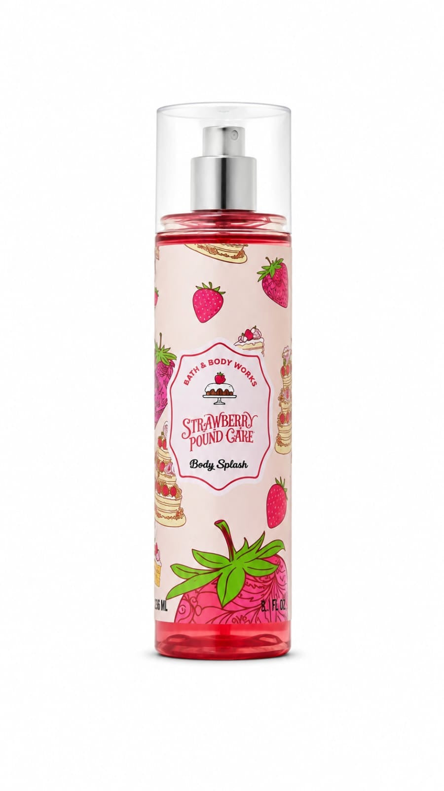 بادي سبلاش Strawberry Pound Cake من باث & بودي وركس – 236 مل
