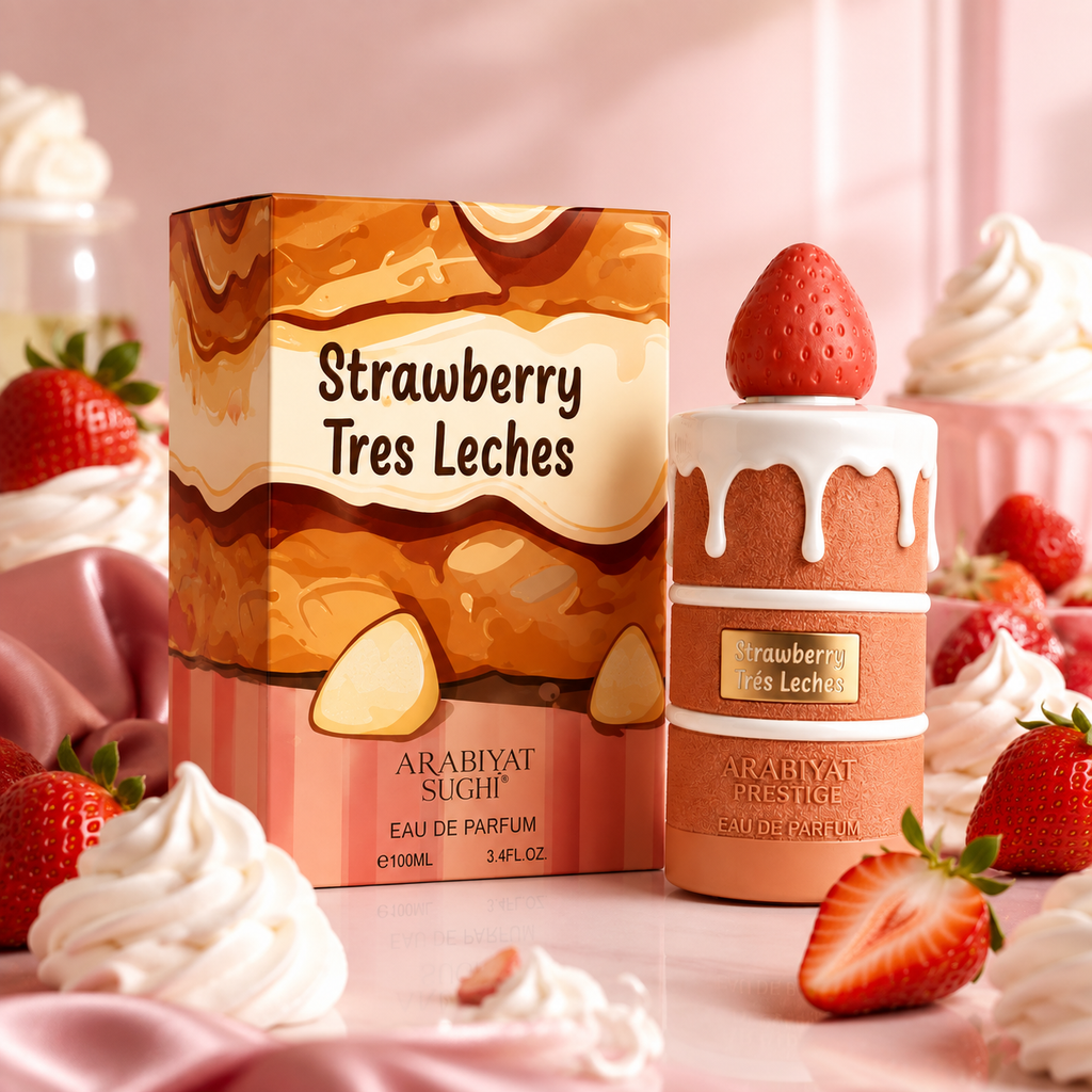 برفان ستروبيري تريس ليتشيز – أرابيات بريستيج 🍓100 مل اوريجينال